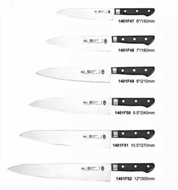 西式厨刀都有哪些刀型,中式厨刀和西式厨刀