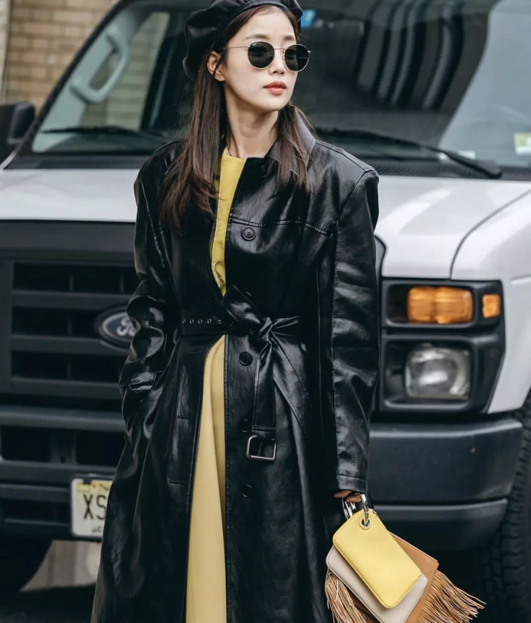 欧美时尚博主穿搭示范冬,韩系慵懒风冬季穿搭博主