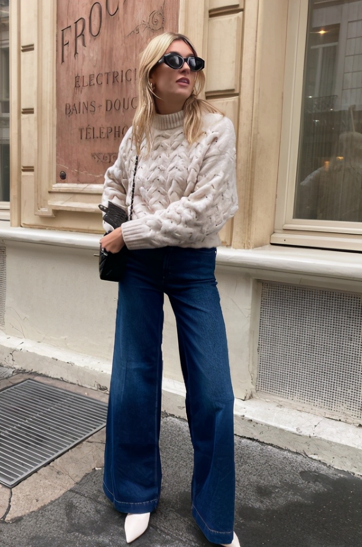 冬季显瘦裤子配靴子,现在还流行打底裤配靴子吗