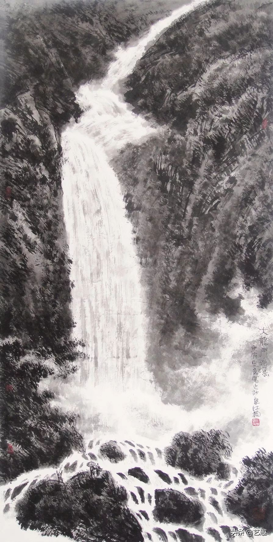 画家江枫作品,黄公望评价