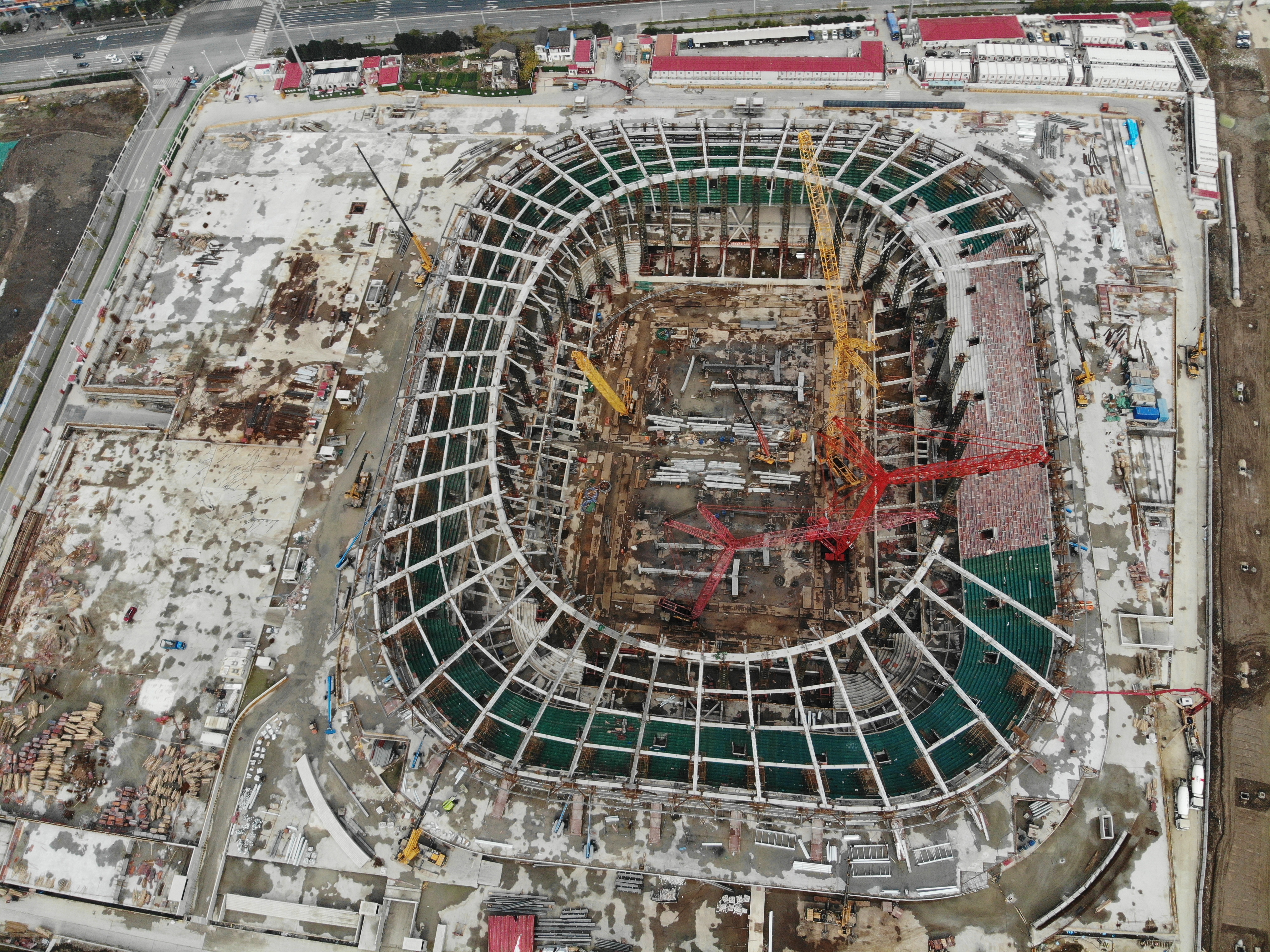 上港浦东足球场效果图,上海浦东足球场最近的比赛