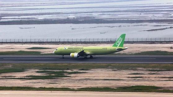 c919国产大飞机第二条信息,c919首飞降落虹桥
