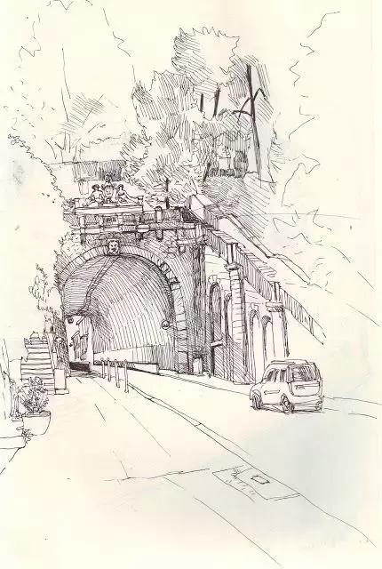 风景速写的好处,风景速写简单显高级