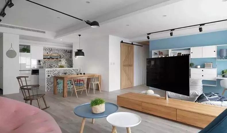 客厅餐厅二合一装修图,复古式客厅餐厅连在一起怎么设计