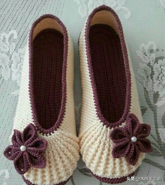 春天来了给自己添一双好鞋吧,春夏鞋子钩单鞋简单钩法