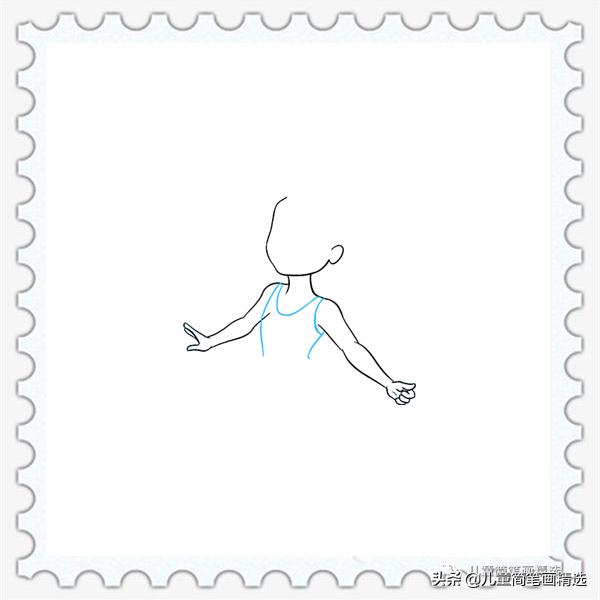 幼儿园小天使简笔画简单又漂亮,儿童天使简笔画怎么画