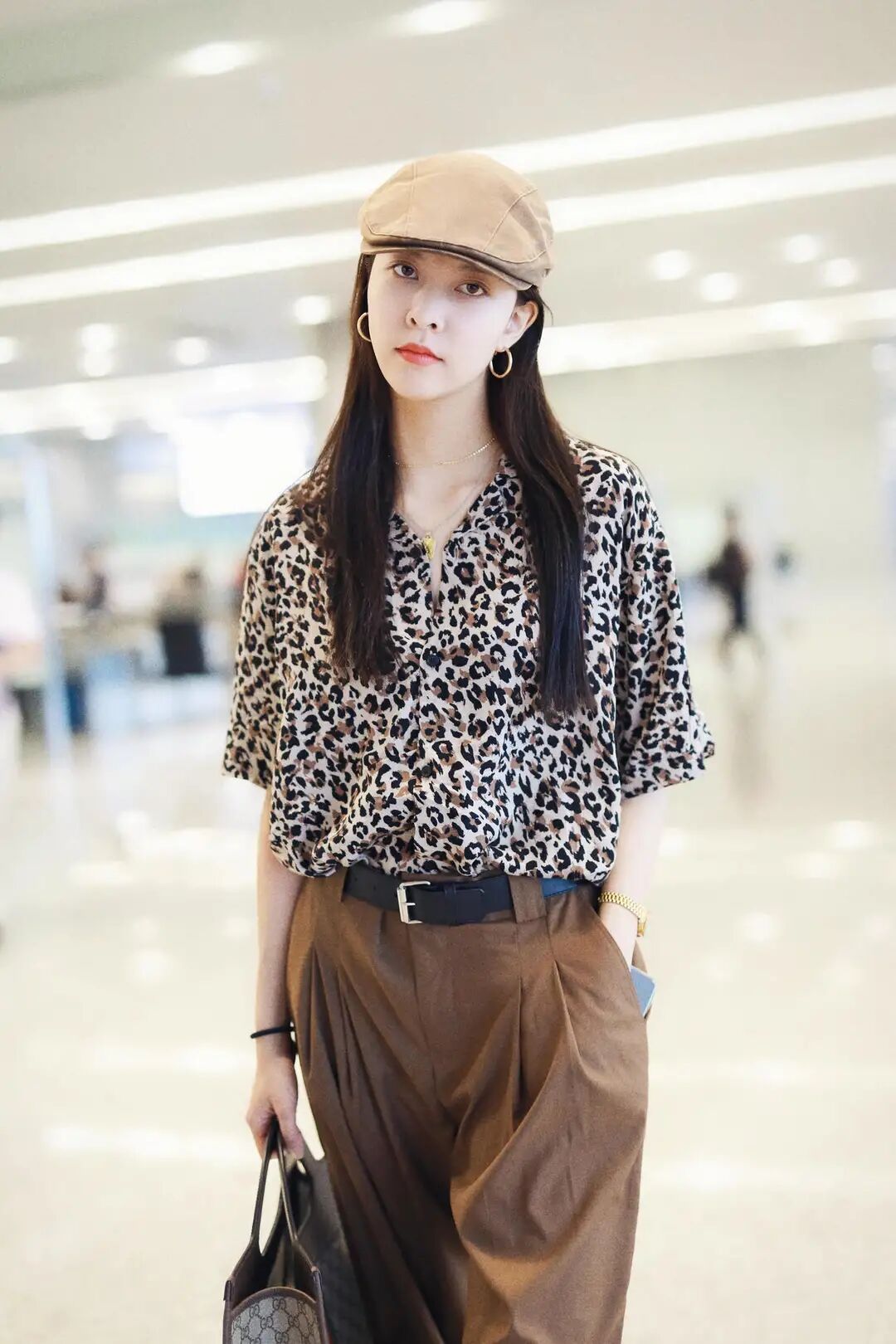 搭阔腿裤雪纺衫上衣新款时尚减龄,雪纺衫阔腿裤搭配大全