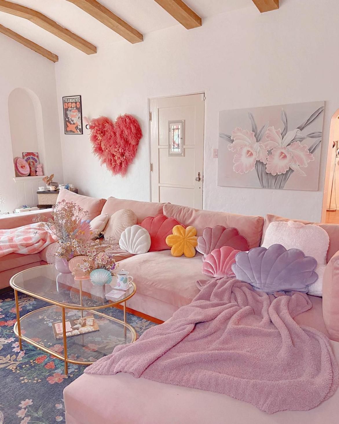 粉色系少女心装修,糖果色家装