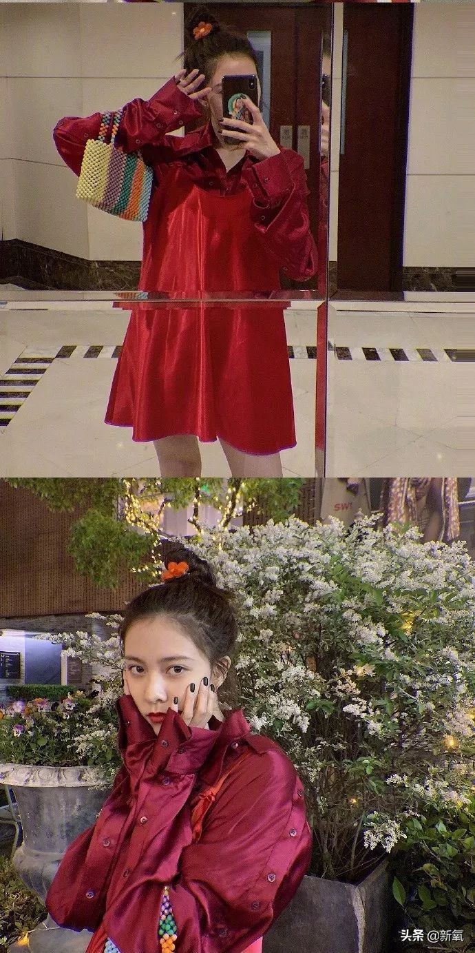 宋妍霏私服穿搭太时髦,土的掉渣时装表演