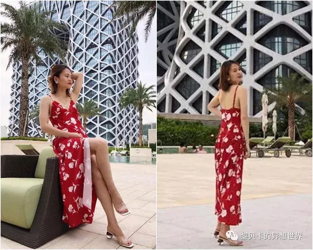 她们穿的连衣裙,她们穿的花裙子