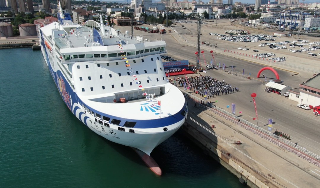 烟台至大连海底多深,烟台到大连亚洲最大客轮轮船