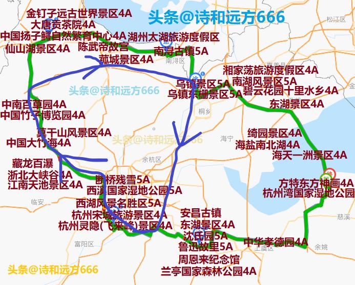 浙江自驾游路线攻略大全最新版,浙江自驾游路线攻略图大全最新