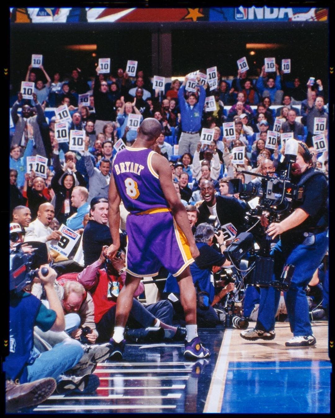 科比97年全明星扣篮大赛照片,1997年科比布莱恩特扣篮大赛冠军