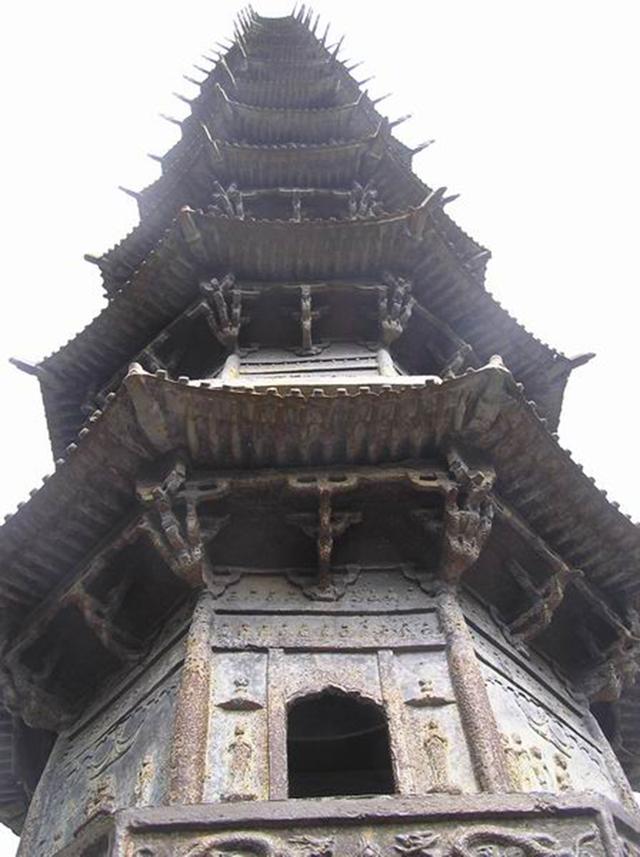 六大铁塔聊城铁塔,中国现存古代三大铁塔