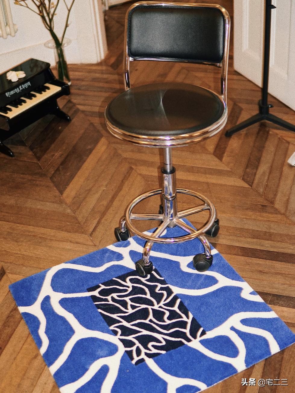 房间地毯推荐博主,国外博主的家地毯