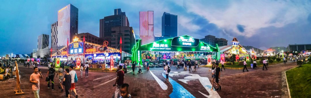 崂山春景美不胜收,崂山夜景金鼎