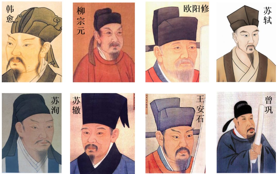 唐宋八大家是哪八位书法家,唐宋八大家有哪些书法家