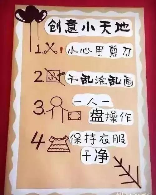 幼儿园区角环境布置入区规则,幼儿园种植区规则标牌