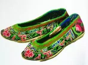 中国风纯手工绣花鞋,传统绣花鞋手工