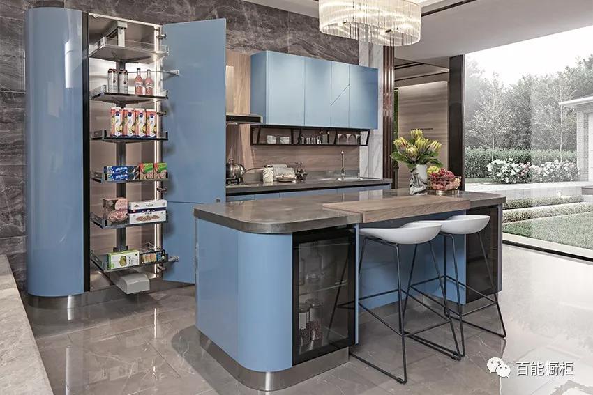 百能不锈钢厨房橱柜,百能不锈钢橱柜中式风格