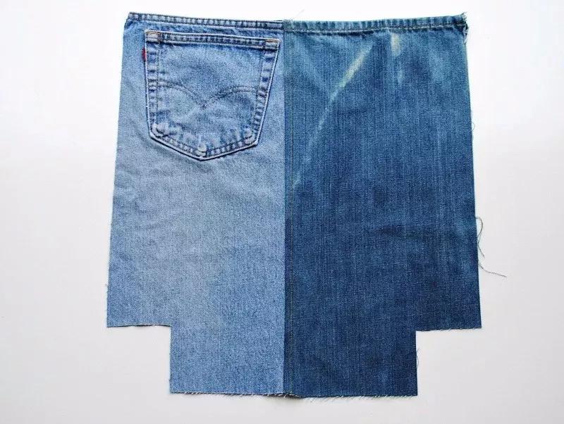 旧的牛仔裤能做什么收纳,旧牛仔裤不要扔改一个包包