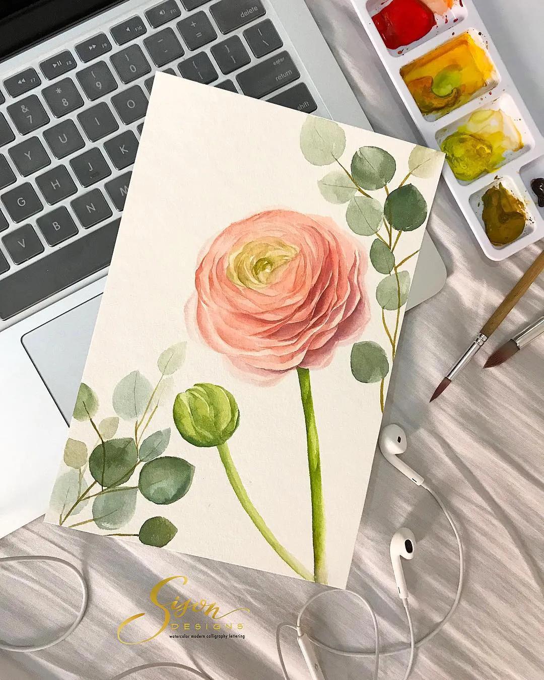 水彩手帐简单教程,水彩笔就能搞定的手账