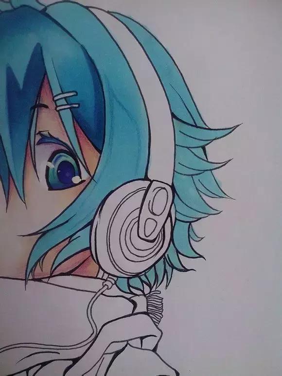 超详细马克笔教程，教你一步一步用马克笔手绘二次元教程！