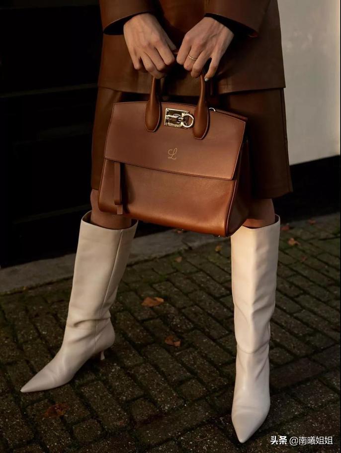 粗跟小个子洋气尖头鞋,尖头鞋子显高高级百搭