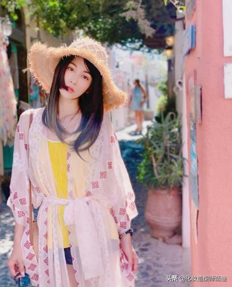 李彩桦背带裤图,李彩桦背带裤