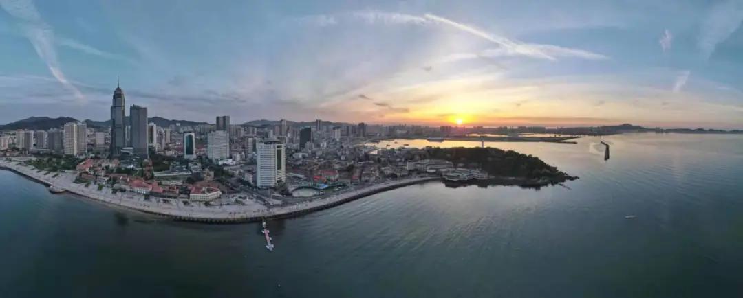 没有天际线的海,城市天际线烟台