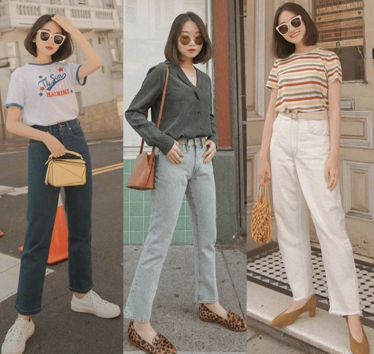 短款外套超酷搭配高腰裤,搭配高腰裤短外套