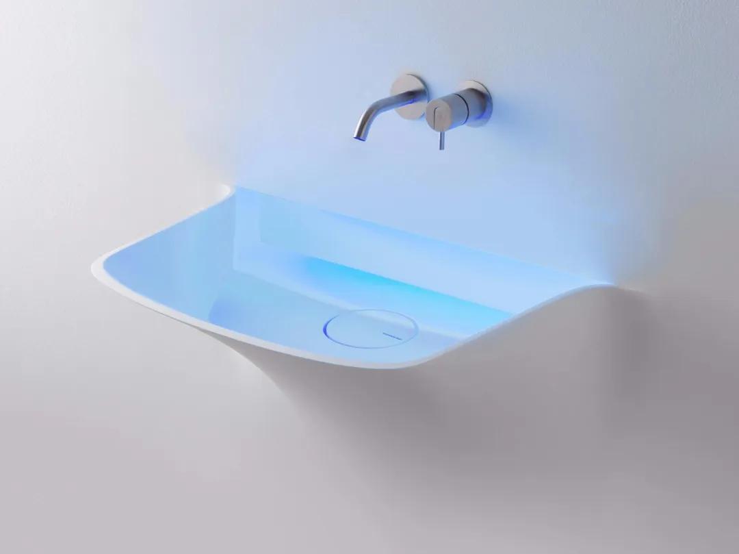 高颜值小型洗手池一体,100款超美的景观雕塑