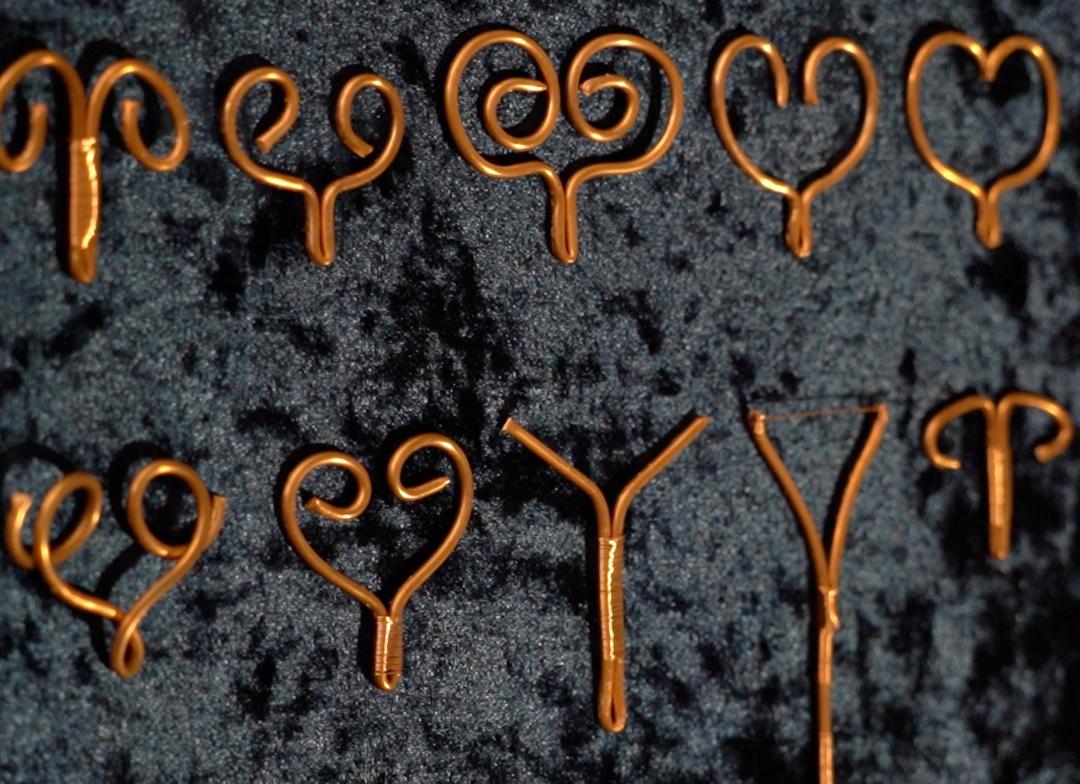 节育环创意艺术品,女性节育环的艺术品