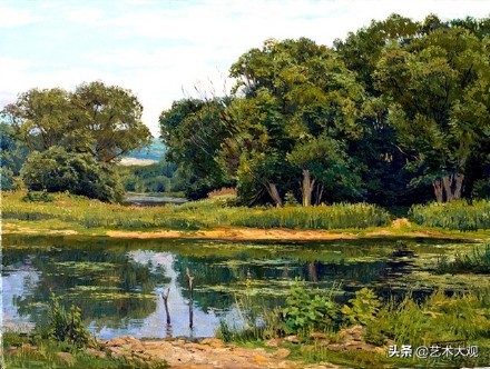 最美的俄罗斯风景油画作品欣赏,寂静粗犷的俄罗斯风景油画欣赏