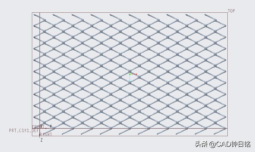 creoproe盖子画法,creo铁丝网模型设计