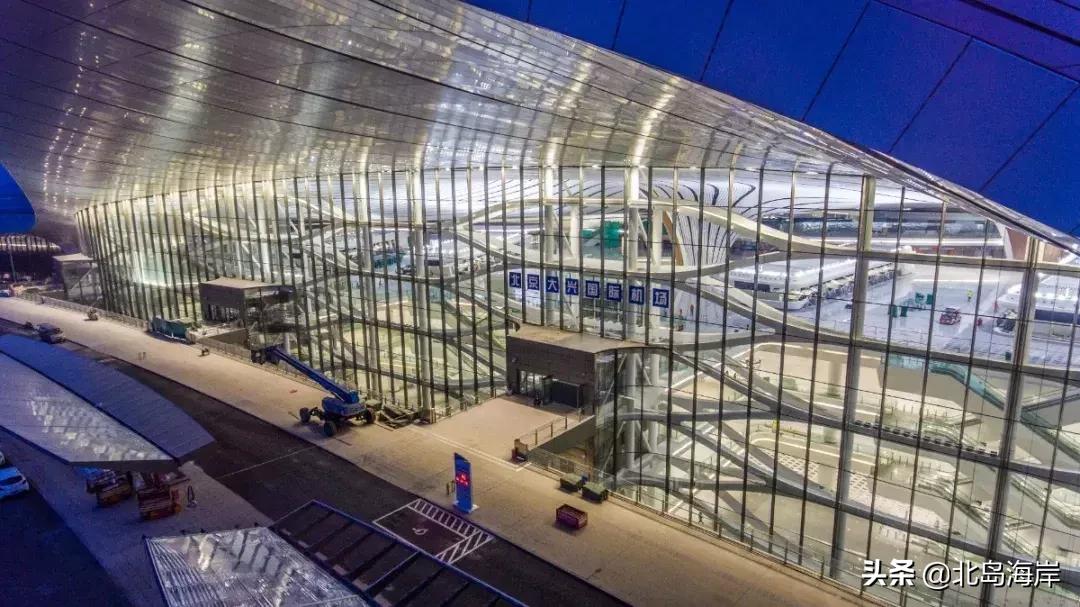 北京大兴机场建设进度照片,北京大兴机场内部高清图片