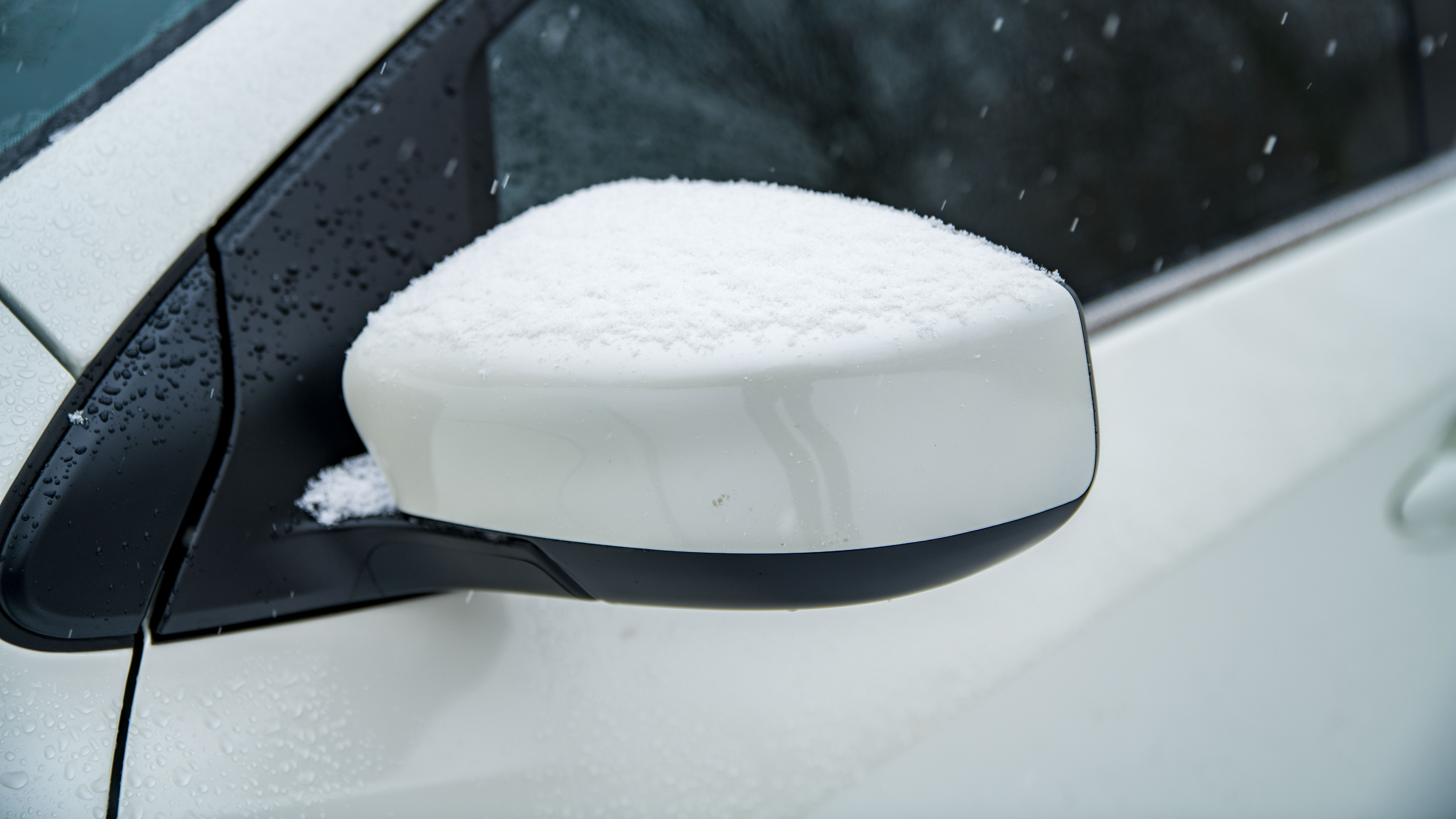 骐达拍的行车风景,骐达下雪天