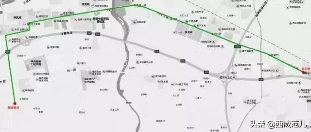 西咸新区刚开通四条公交线路图,西咸新区公交833路线图