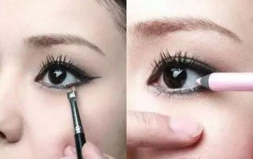 初学化妆怎样画眼线,眼线画法新手入门教程下眼线