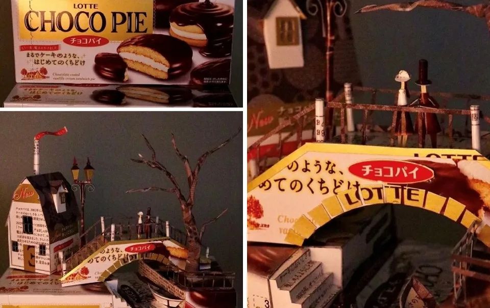 获赞50万！日本宅男将巧克力盒做成大国王，将垃圾变成艺术品