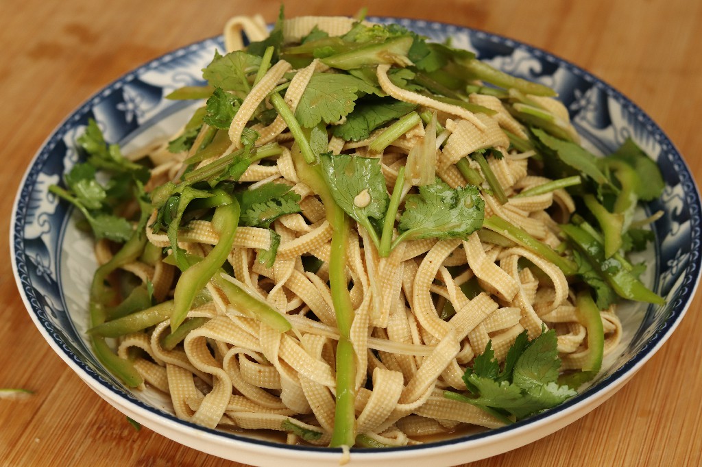 豆腐皮不放辣怎么炒才好吃家常菜,豆腐皮不要蘸料怎么做