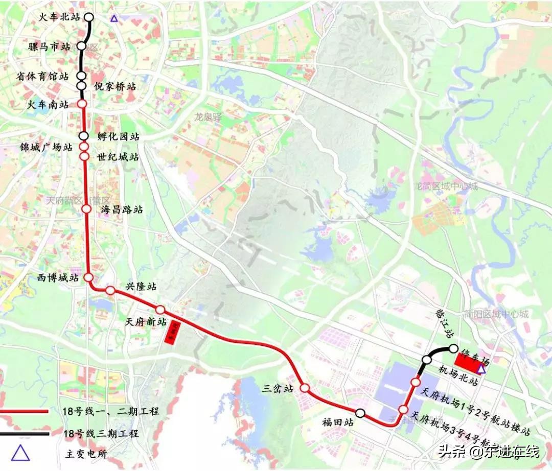 堪比20个足球场!成都地铁18号线—列车之家