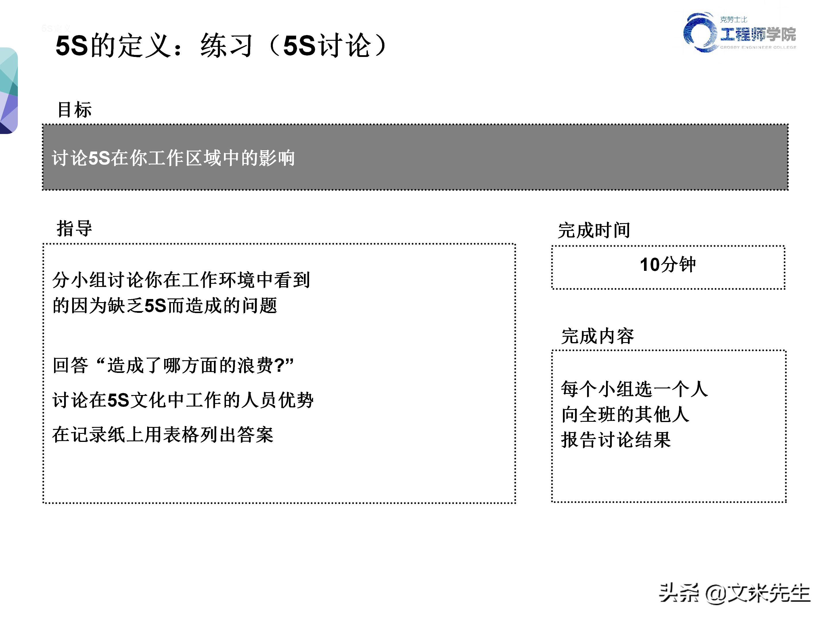 知名企业的5s管理,企业5s管理之整理