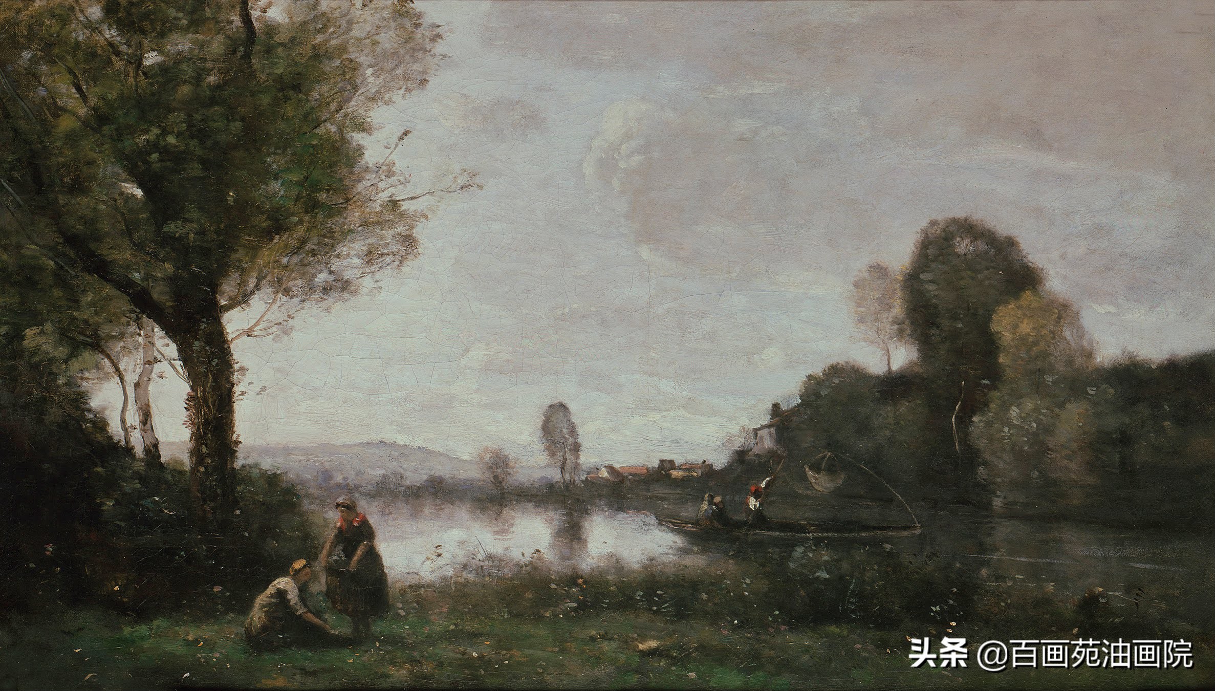 灰色和黄色搭配的油画,入门油画调色笔记