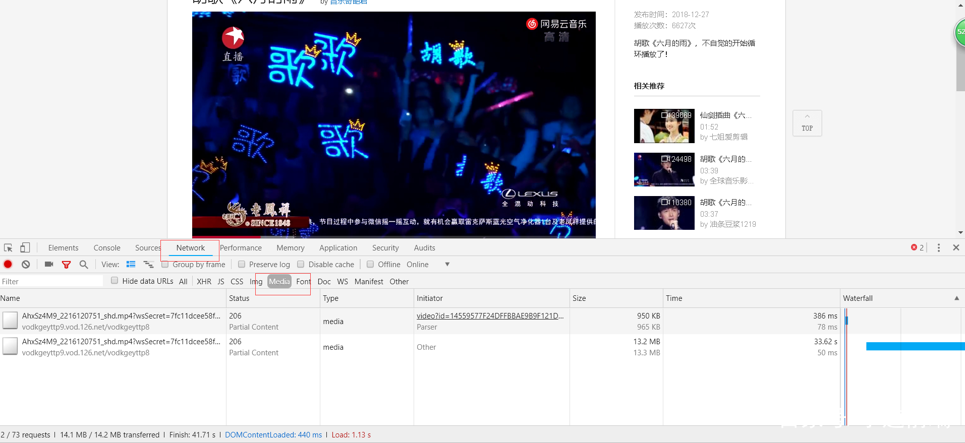 快速装载,快速传输视频