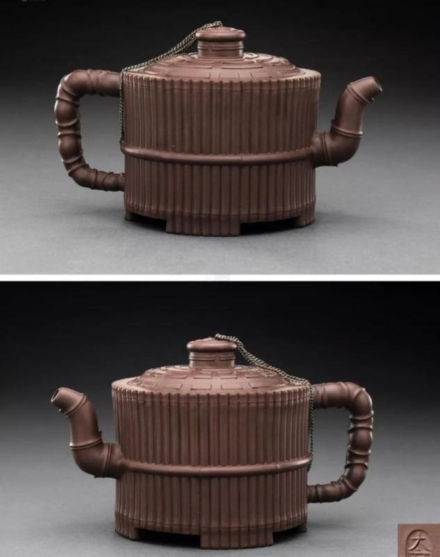 木瓜紫砂壶的魅力,男人拥有四把紫砂壶
