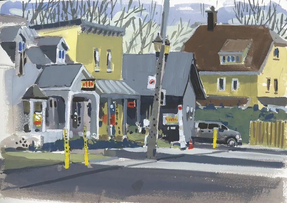 酣畅淋漓的水彩,酣畅淋漓水彩