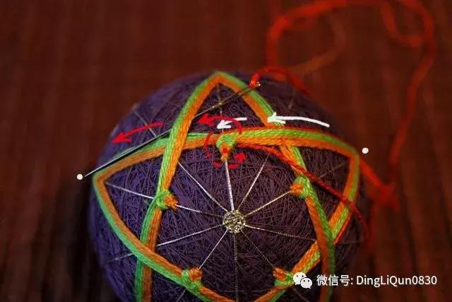 刺绣手鞠球制作步骤,绣手鞠球的正确方法