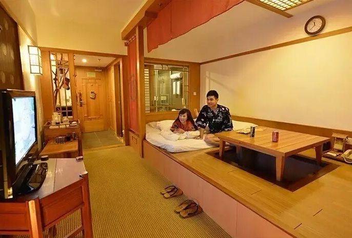 珠海斗门区御温泉的和服,假装在日本泡温泉