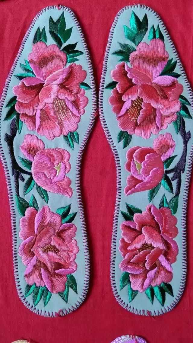 刺绣鞋垫图案大全图解,刺绣各种鞋垫图案